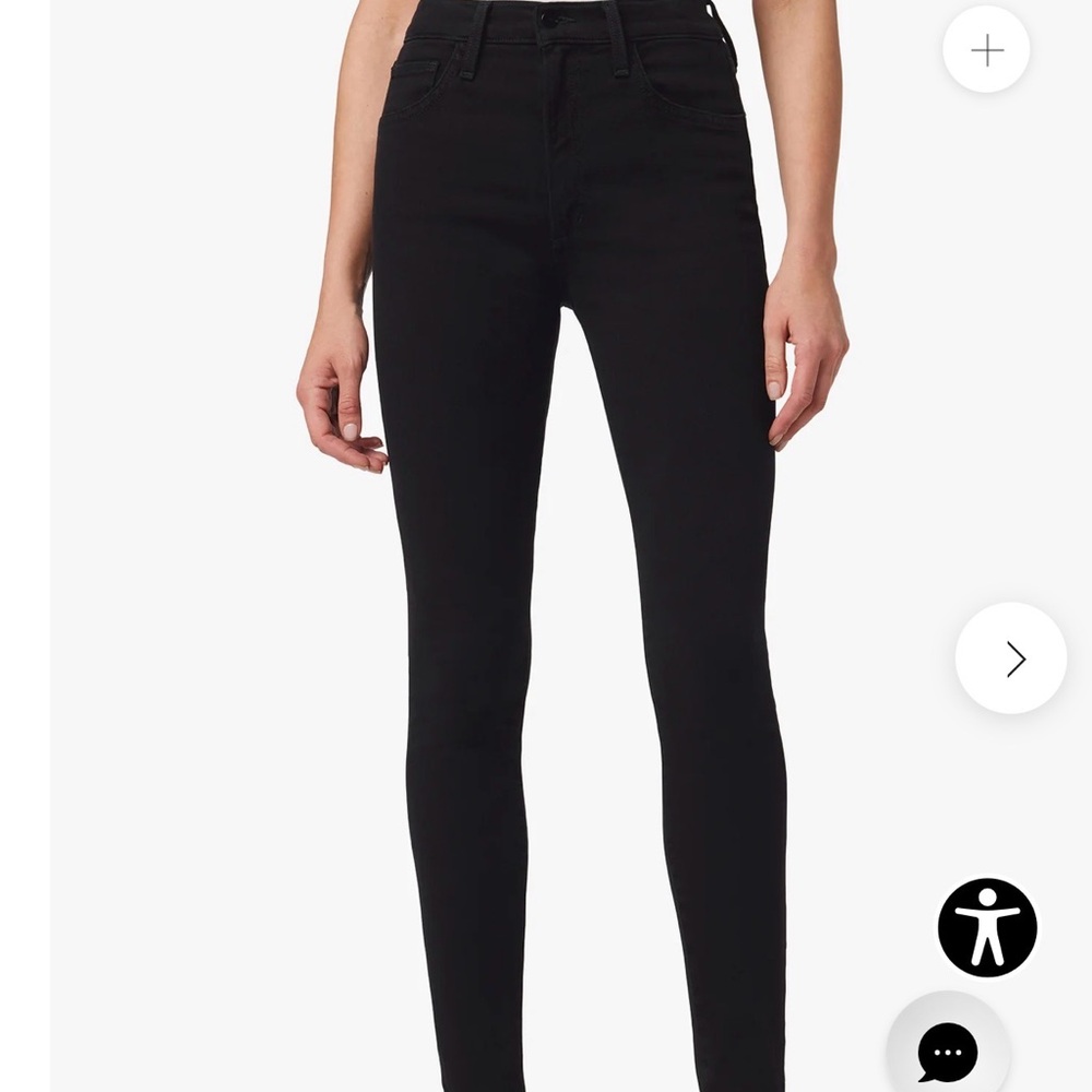 THE CHARLIE
HIGH RISE SKINNY // FLAWLESS // BLACK
Size 25